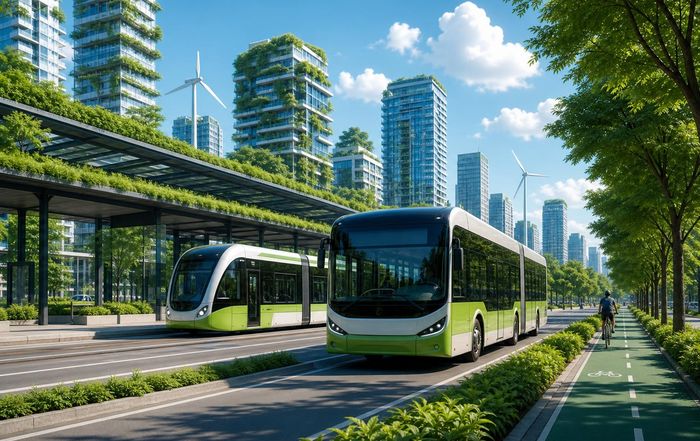 Article Image for How Public Transport Supports Sustainable City Growth