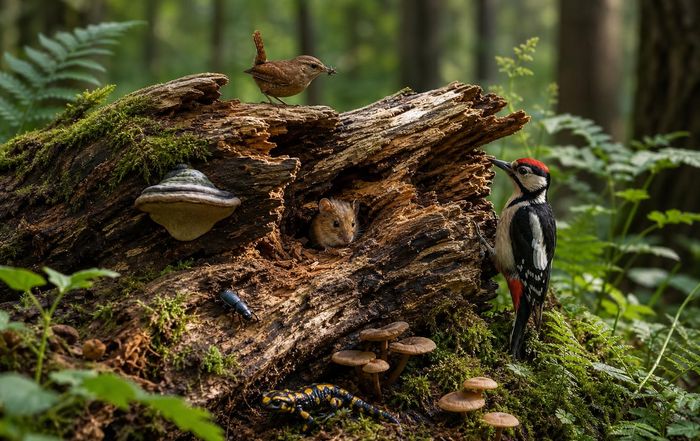 Article Image for Why Deadwood Is Essential for Forest Wildlife